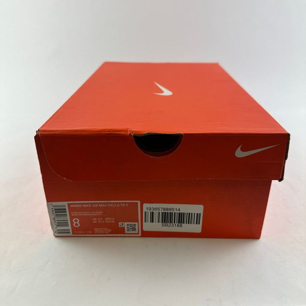 Nike Air Max Bella TR 3 Training Shoes Stone Mauve/MTLC Bronze US Women's Size 8 - Picture 8 of 10